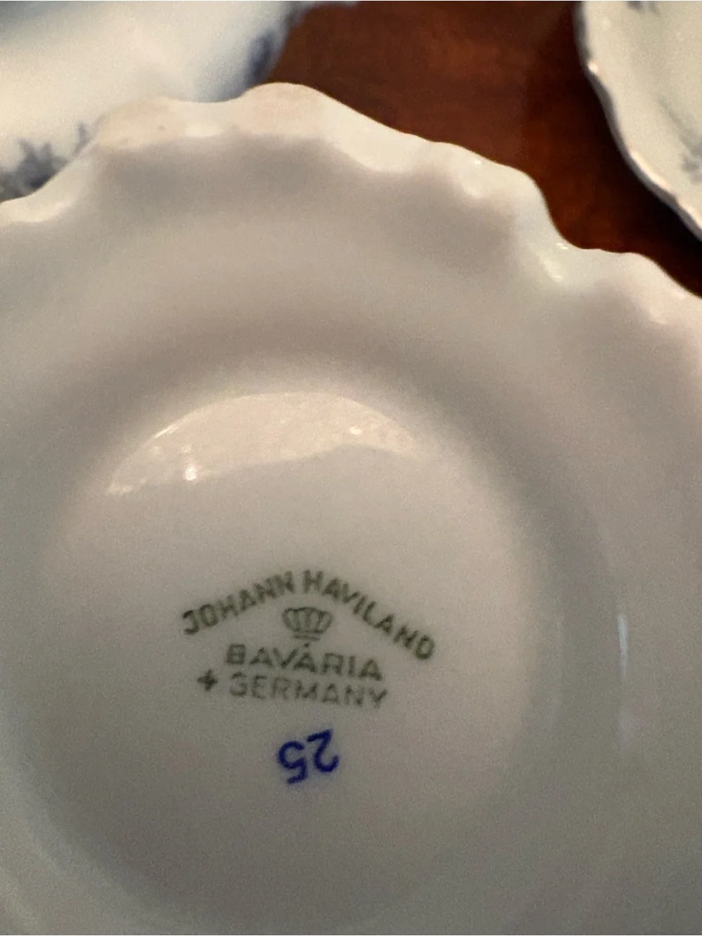 Johann Havilland 23 piece Set for Coffee or Tea service Porcelain Platinum China